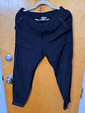James Perse Black Jogger Pants